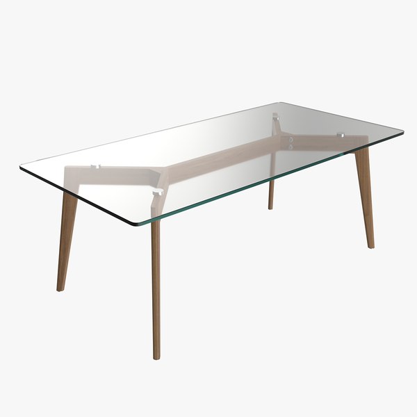 Coffee table Helena rectangle 3D model