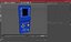 3D Tetris Brick Electronic Game Blue