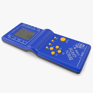 3D Tetris Brick Electronic Game Blue