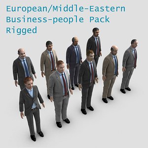 European Middle-eastern People Pack