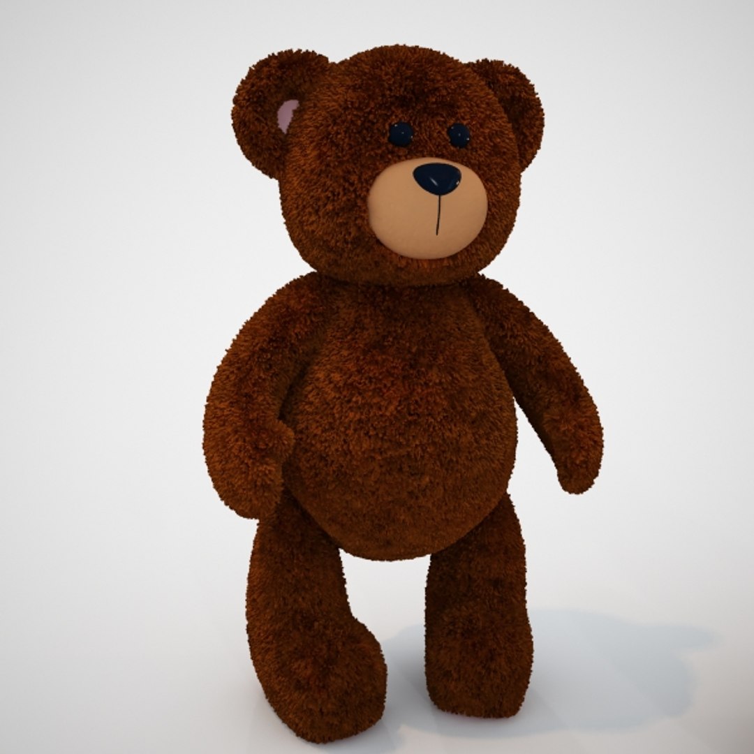 Cute Teddy Bear Toy 3d Max