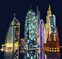 dubai cartoon