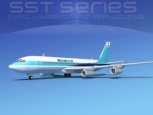3d 707-320 boeing 707