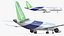 3D Comac C919 Narrow Body Airliner Rigged
