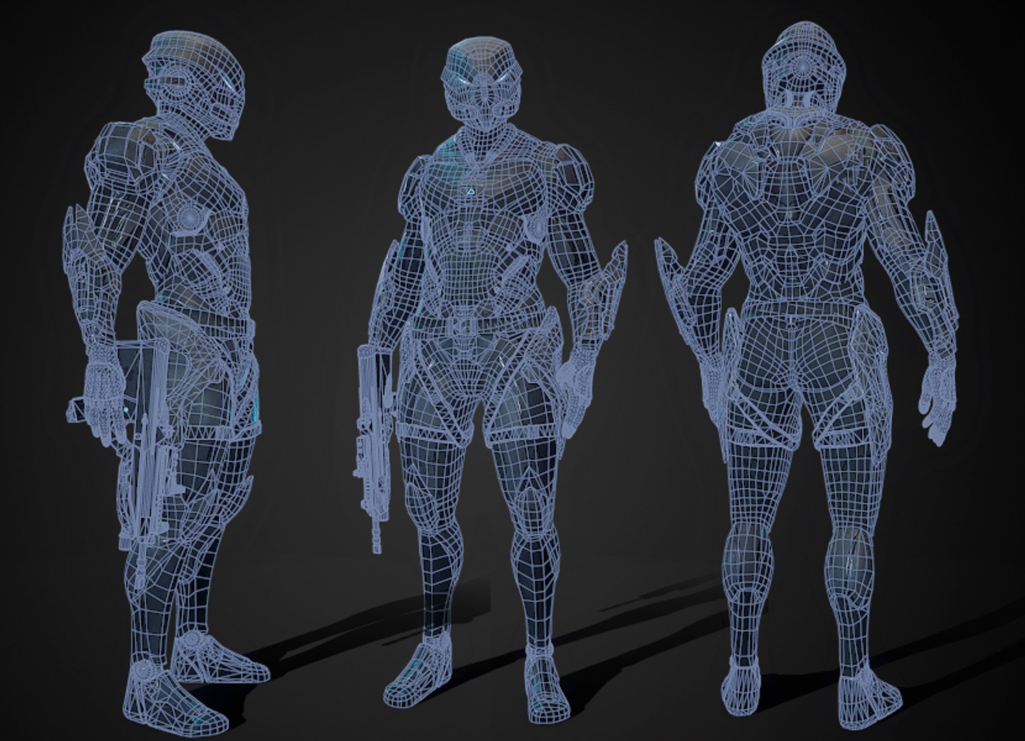3D robot soldier character model https://p.turbosquid.com/ts-thumb/Ua/2rUuU1/W8Jyxp2T/wareframe/png/1570780414/1920x1080/fit_q87/5a4e460337e9f6d16de7cebddfa8abd128eeff5f/wareframe.jpg
