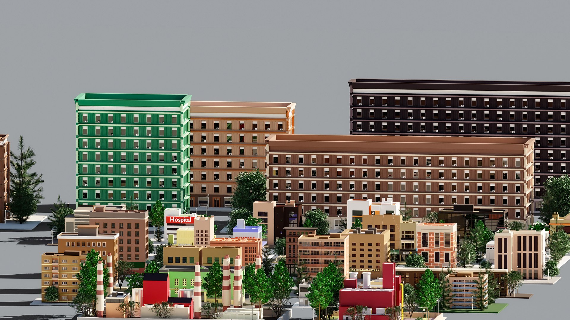 Buildings Collection 35 3D model 3D - TurboSquid 2140212