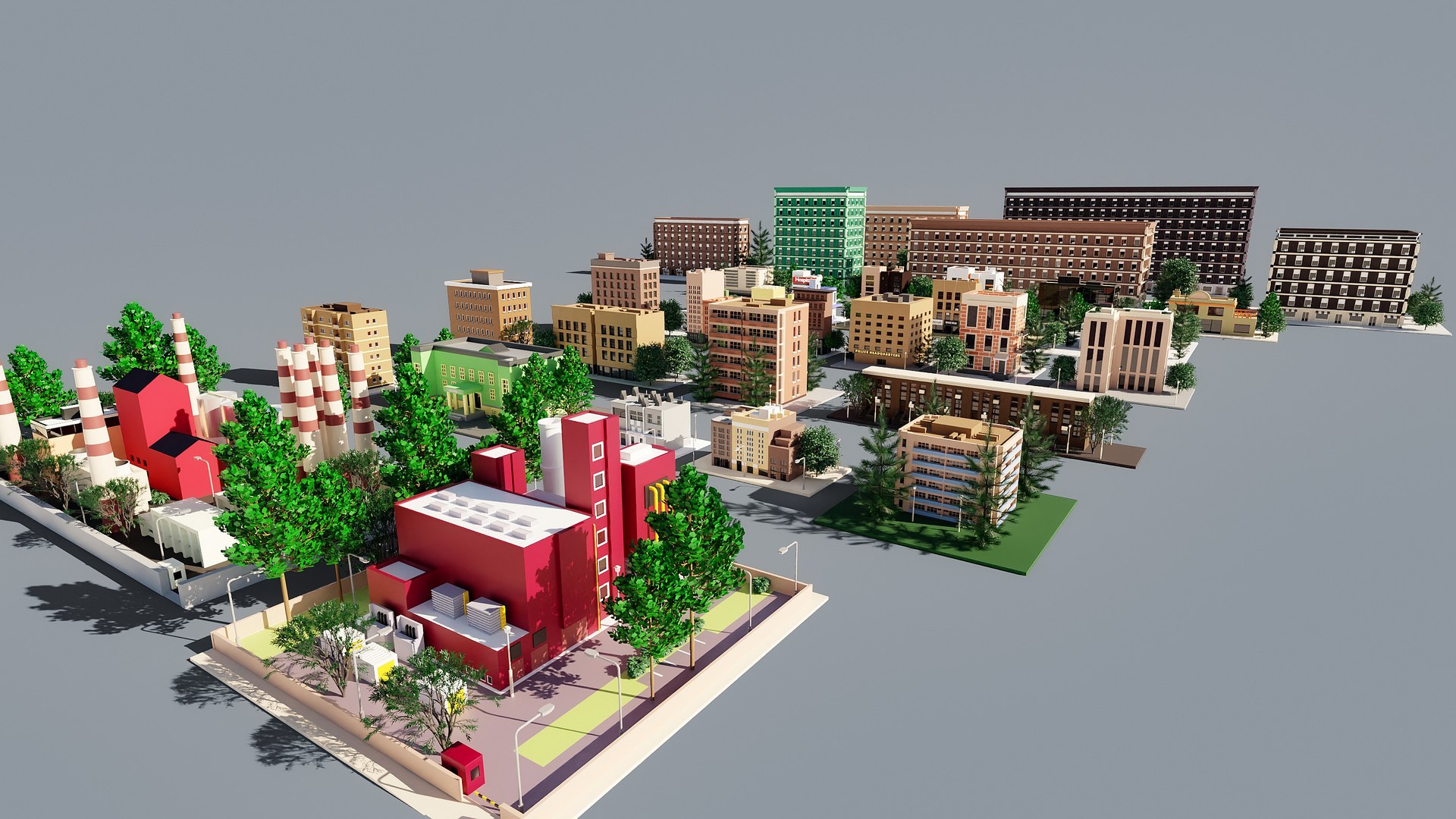 Buildings Collection 35 3D model 3D - TurboSquid 2140212