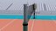 3d model real volleyball court