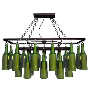 Pendant Lamp Beer Bottles