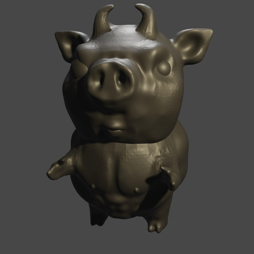 Scary Demonic Pig 3D Model - TurboSquid 2182837