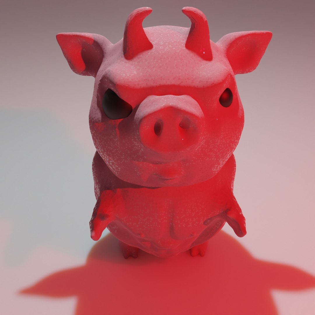 Scary Demonic Pig 3D Model - TurboSquid 2182837