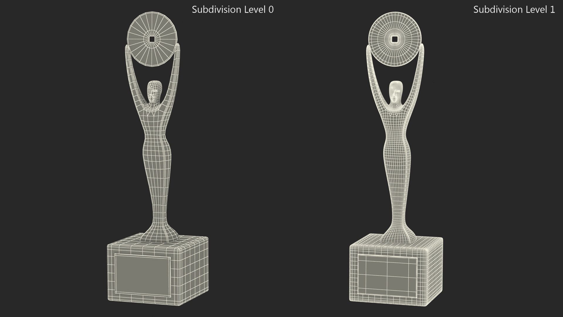 Trophy For High Achievement 3D - TurboSquid 2045424