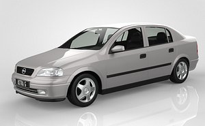 3D Opel Astra G Sedan model