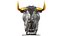 Scultura di un busto di toro