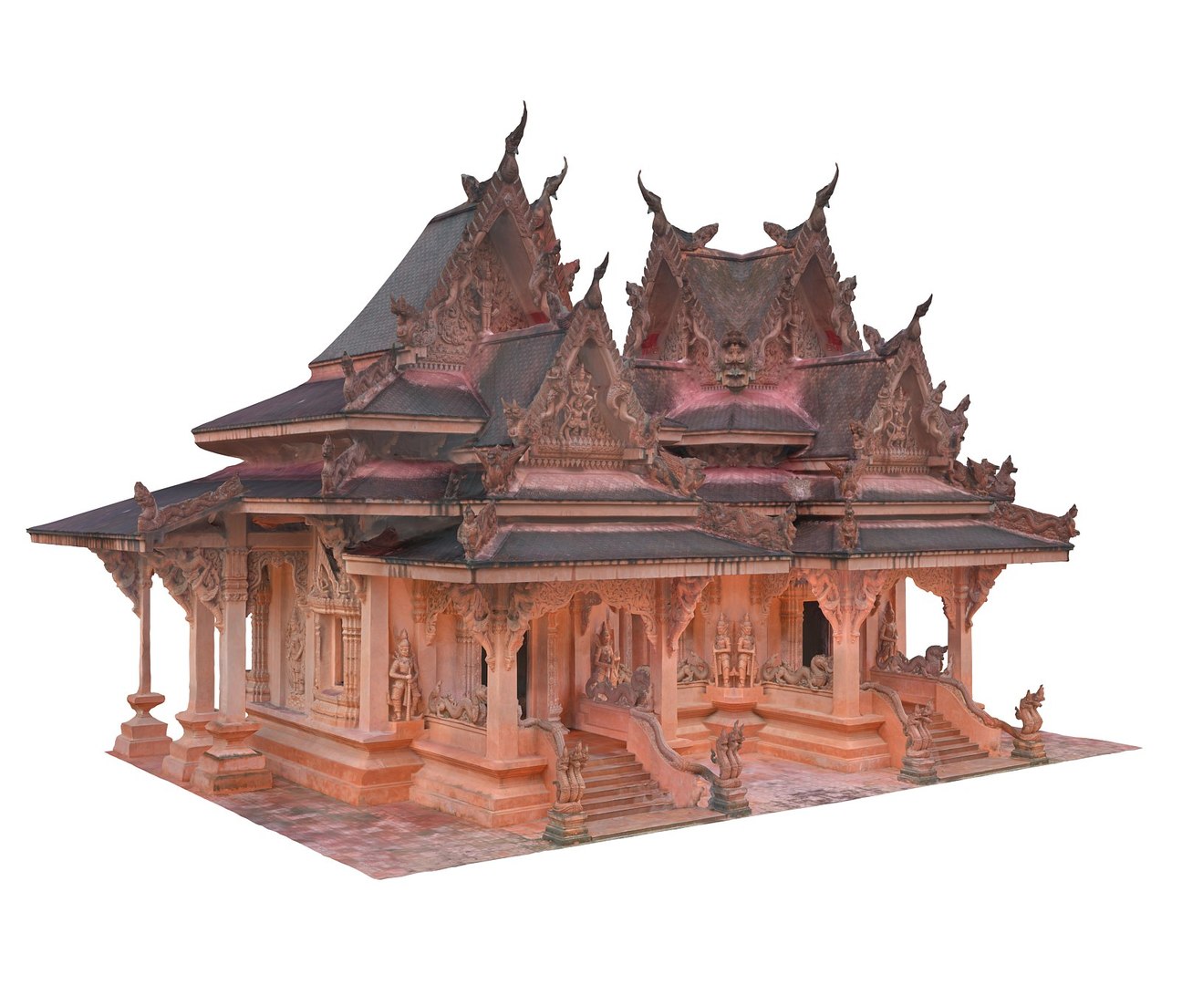 Ancient Temple Model - TurboSquid 1252047