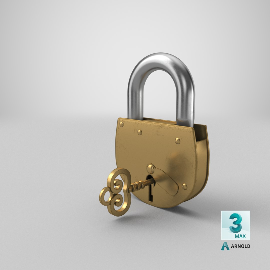 3D PadLock Model - TurboSquid 2031456