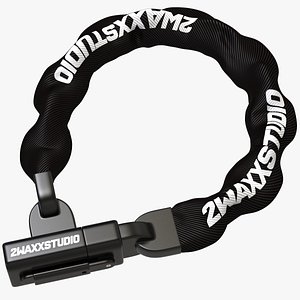 Ring Chain Padlock 3D