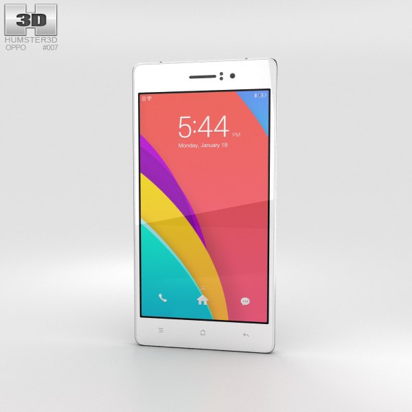 3D модель Oppo R5 Silver - TurboSquid 1141945