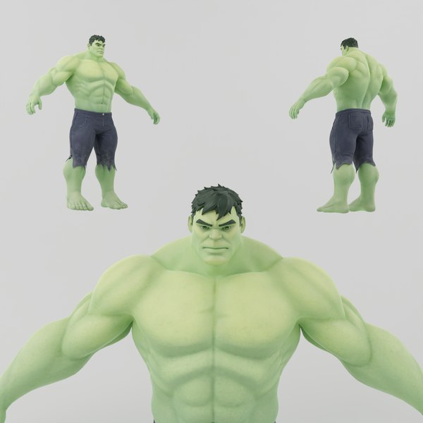 3D Hulk Lowpoly Rigged - TurboSquid 2034336