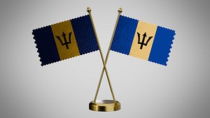 Table Flag of Barbados