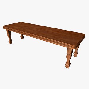 Long Wooden Table
