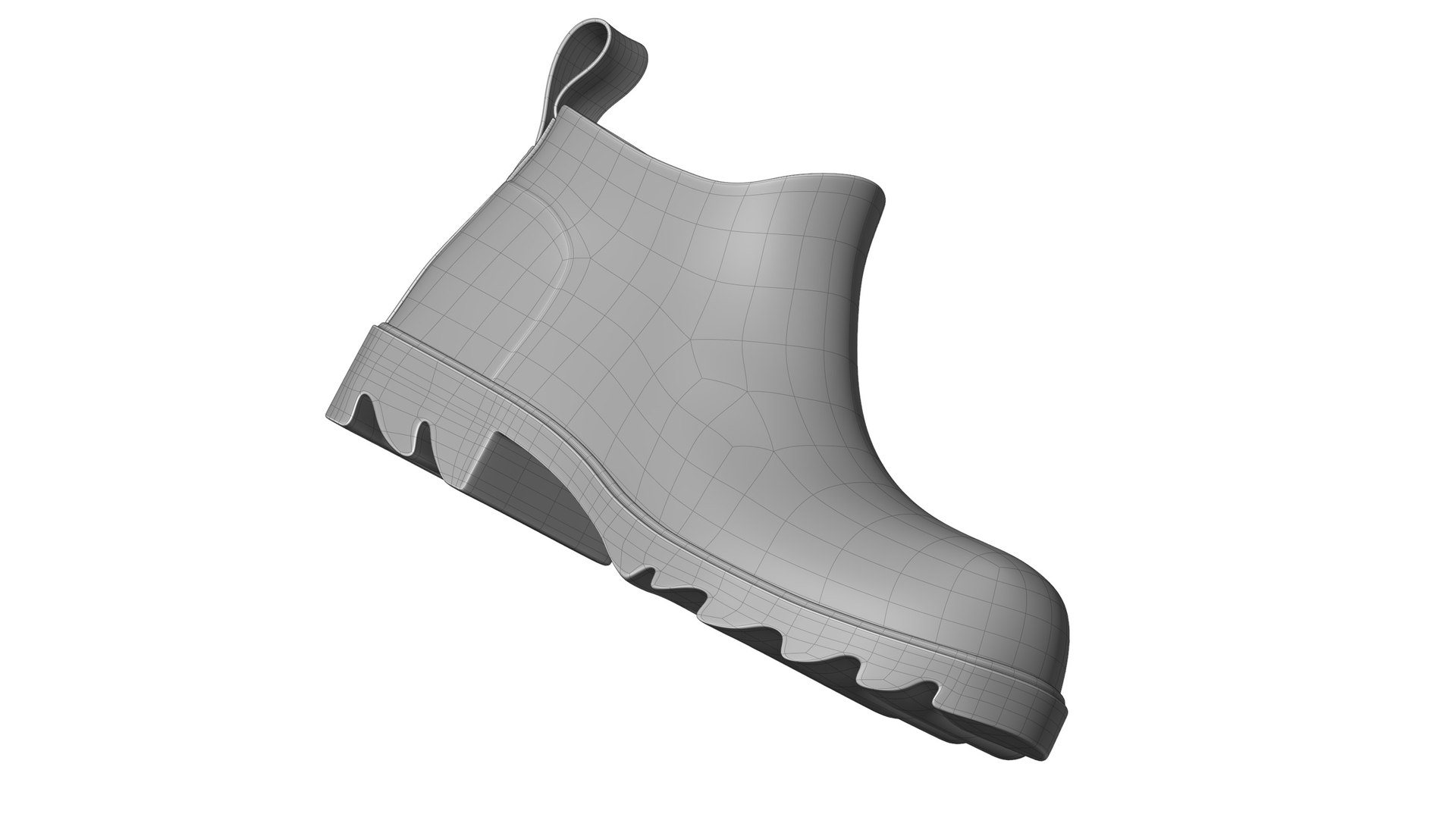 Bottega Veneta Stride Rubber Ankle Boots Model - TurboSquid 1846522