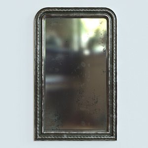 Antique mirror metal