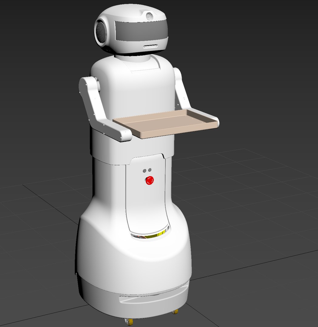 3D Server Robot - TurboSquid 1583106