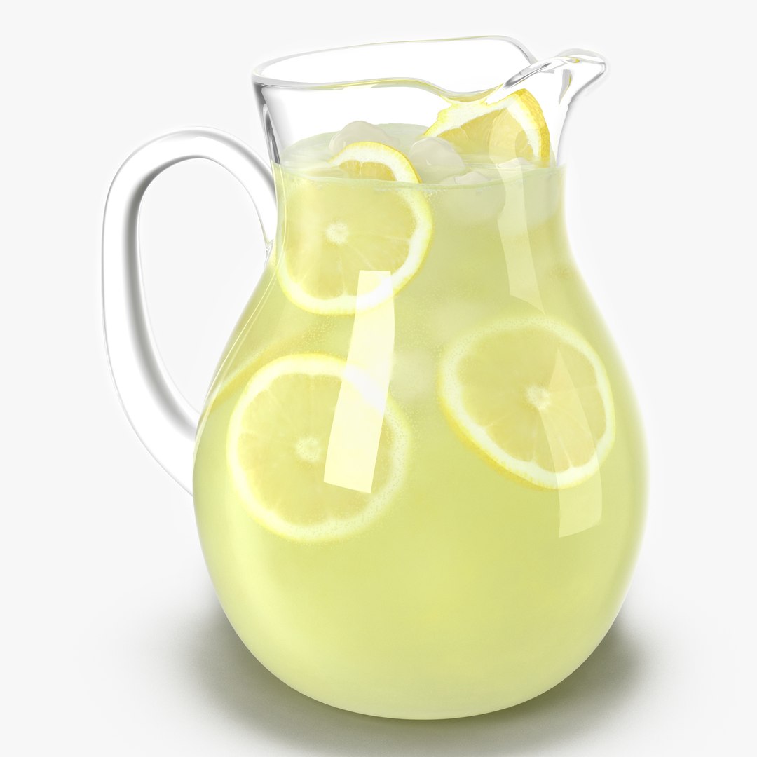 Lemonade Pitcher 3D model preview