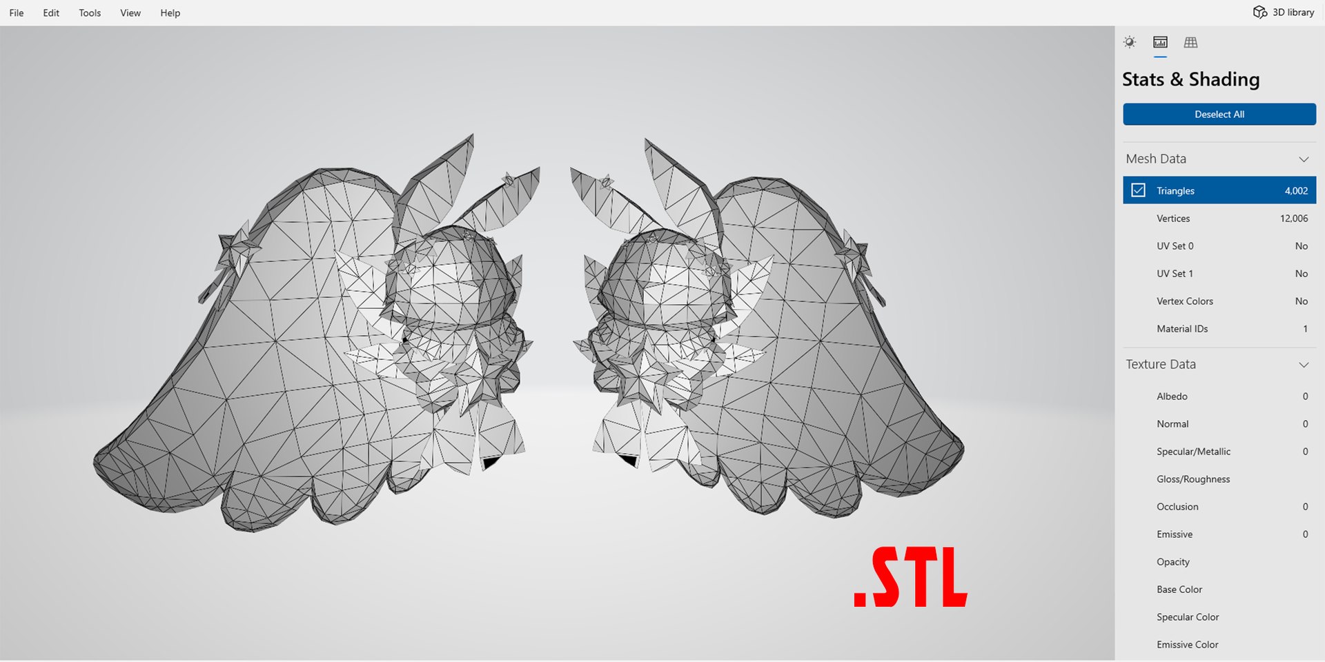 Rabbit Wing 3D Model - TurboSquid 2291457