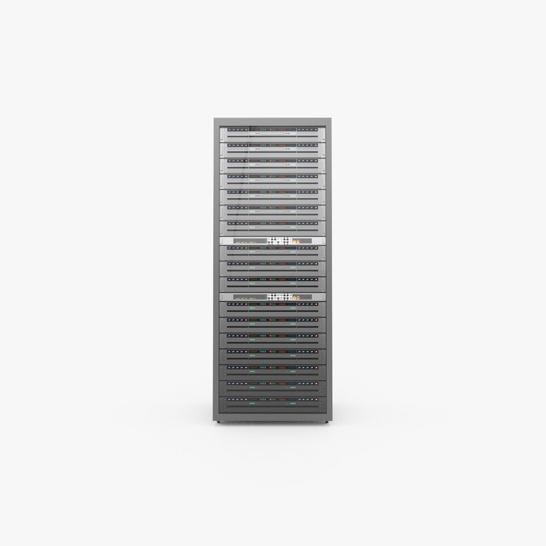 Server Rack Data Center 3D Model - TurboSquid 1366707