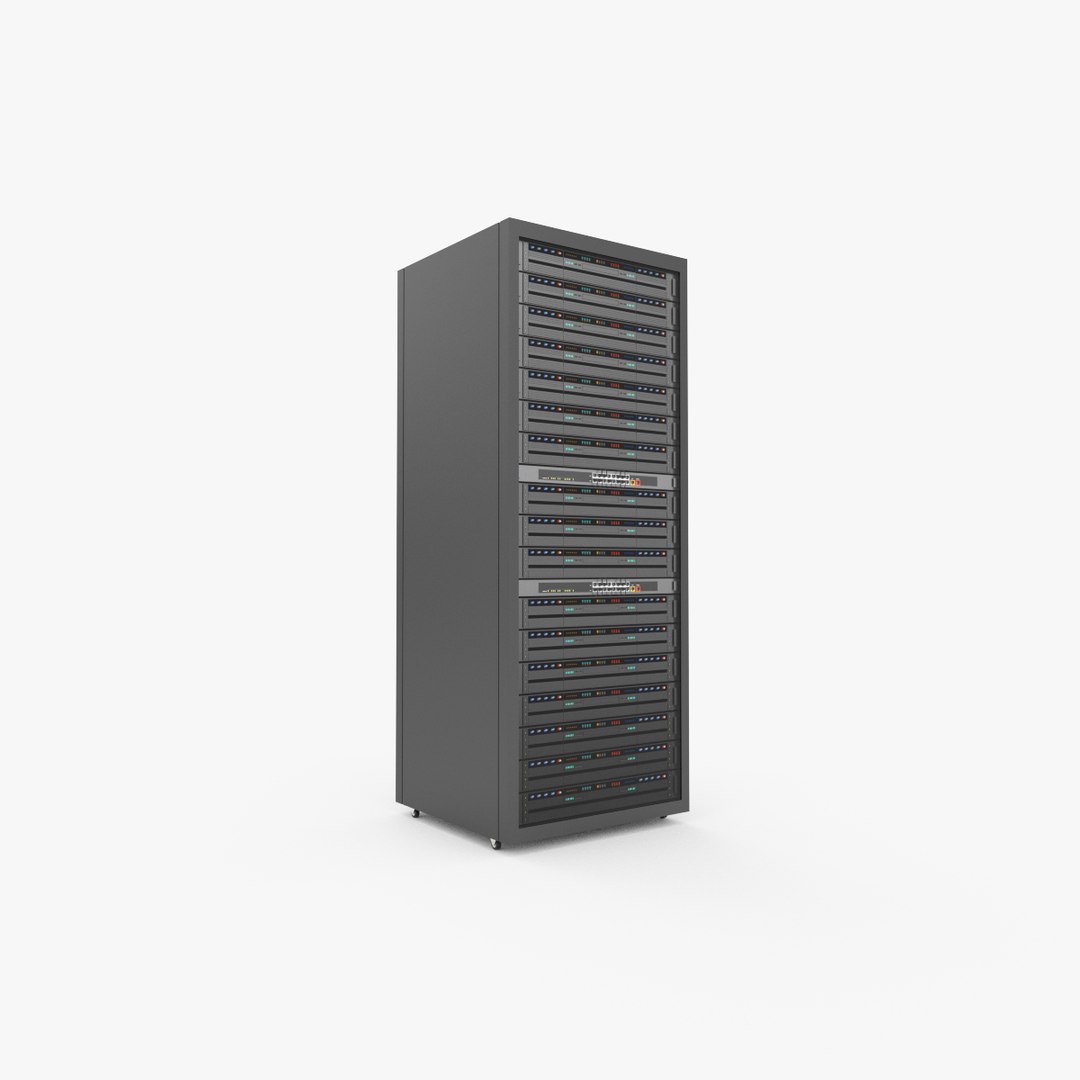 Server Rack Data Center 3D Model - TurboSquid 1366707