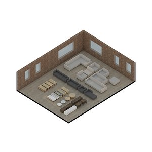 Basic Furniture Set model