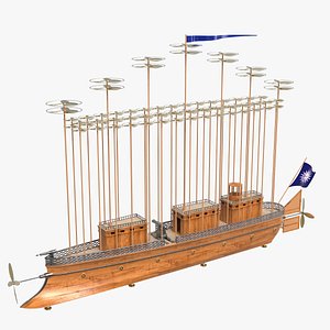 3D Albatross Airship model