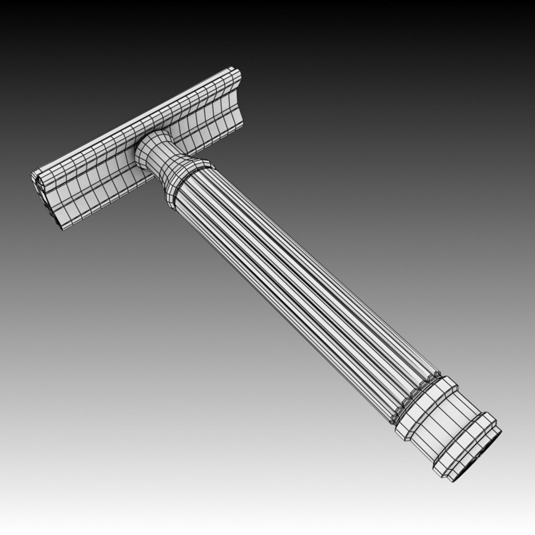 3D Safety Razor - TurboSquid 1298467