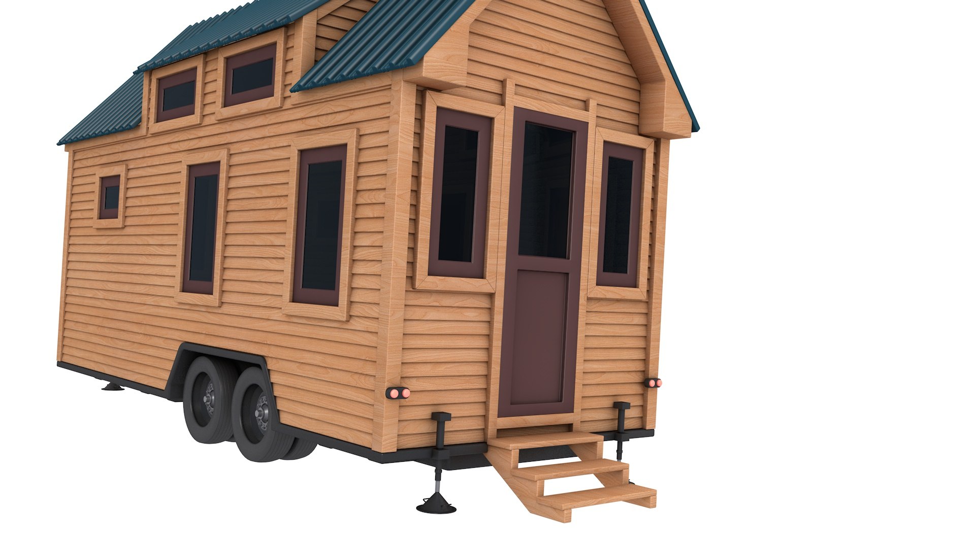 Tiny House Model - TurboSquid 2245746