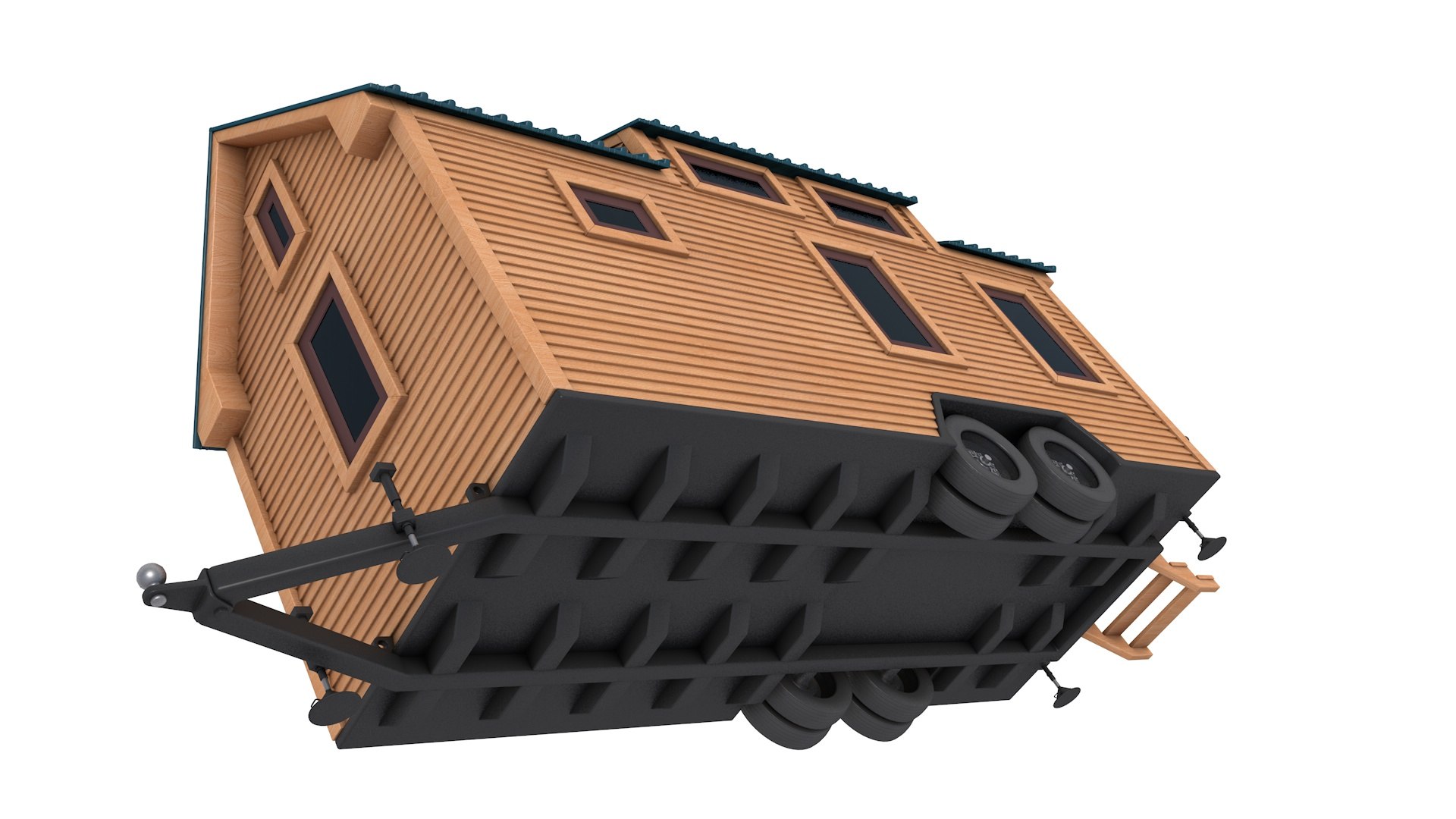 Tiny House Model - TurboSquid 2245746