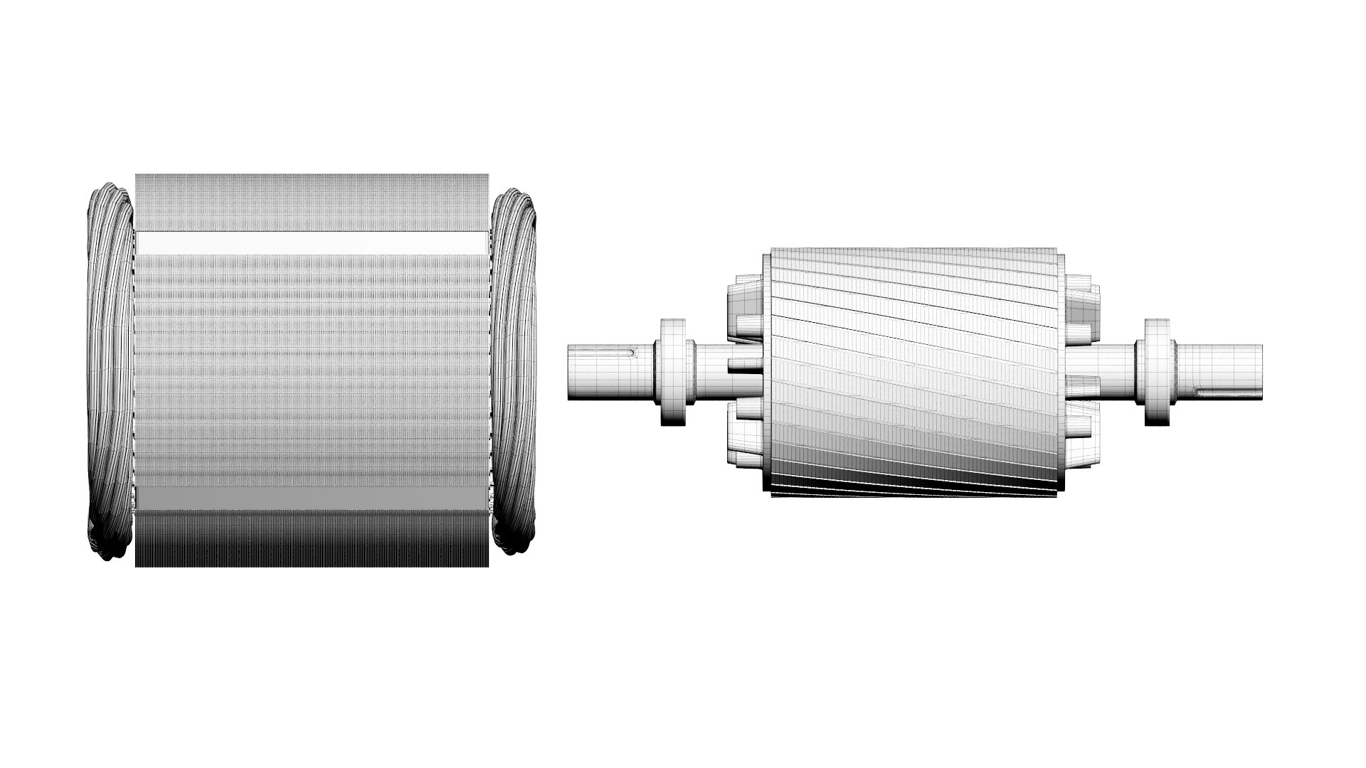 Electric Motor Rotor Stator 3D - TurboSquid 1848228