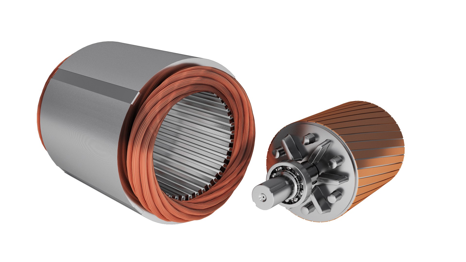 Electric Motor Rotor Stator 3D - TurboSquid 1848228