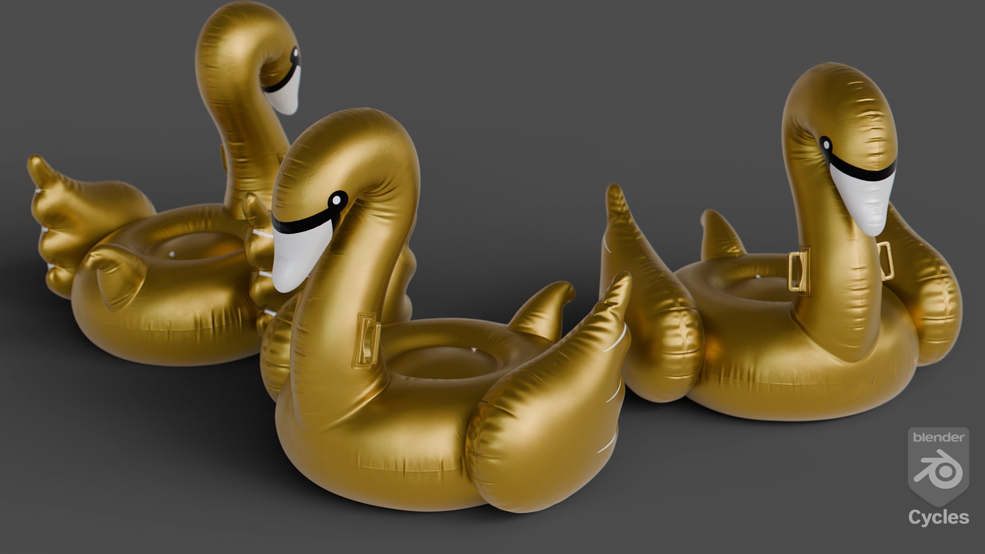 Inflatable Pool Floats Collection 3D Model - TurboSquid 2380383