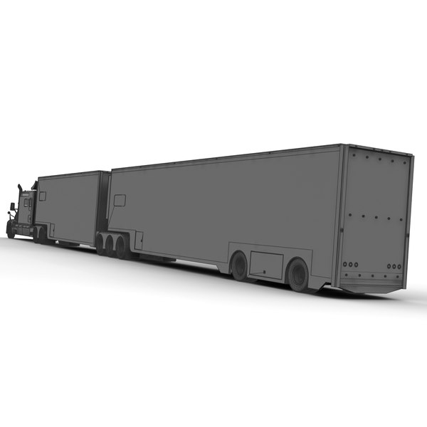 Truck Trailer T600 3d Lwo