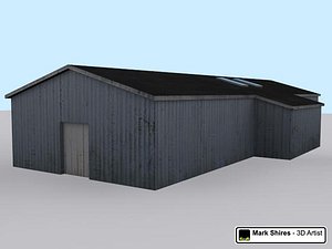 Shed Building - Low Poly