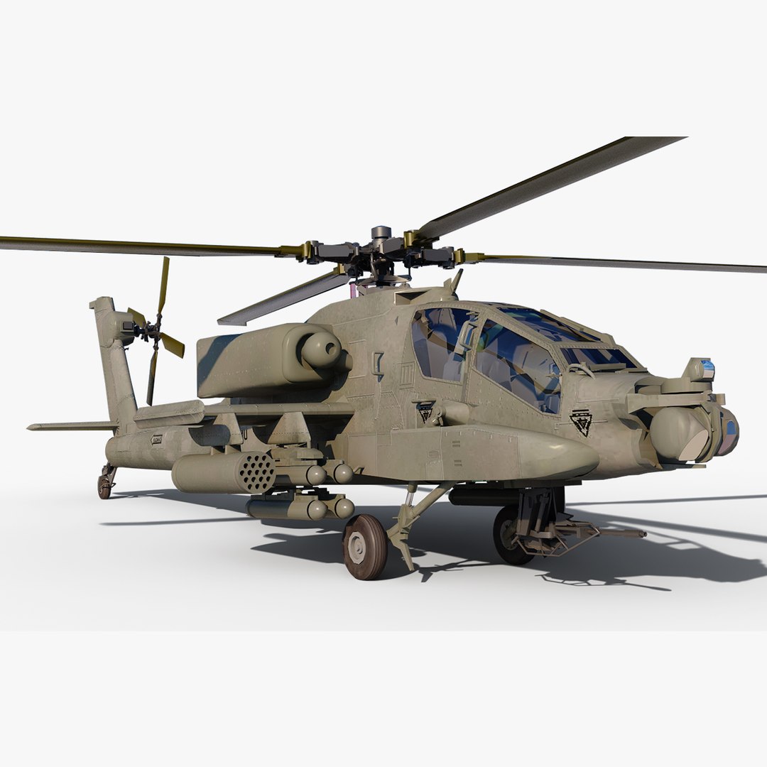 3D Boeing AH-64 Apache - TurboSquid 2092669