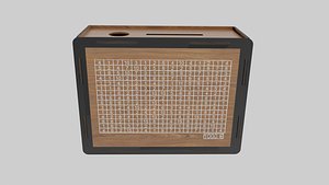 3D wooden bank