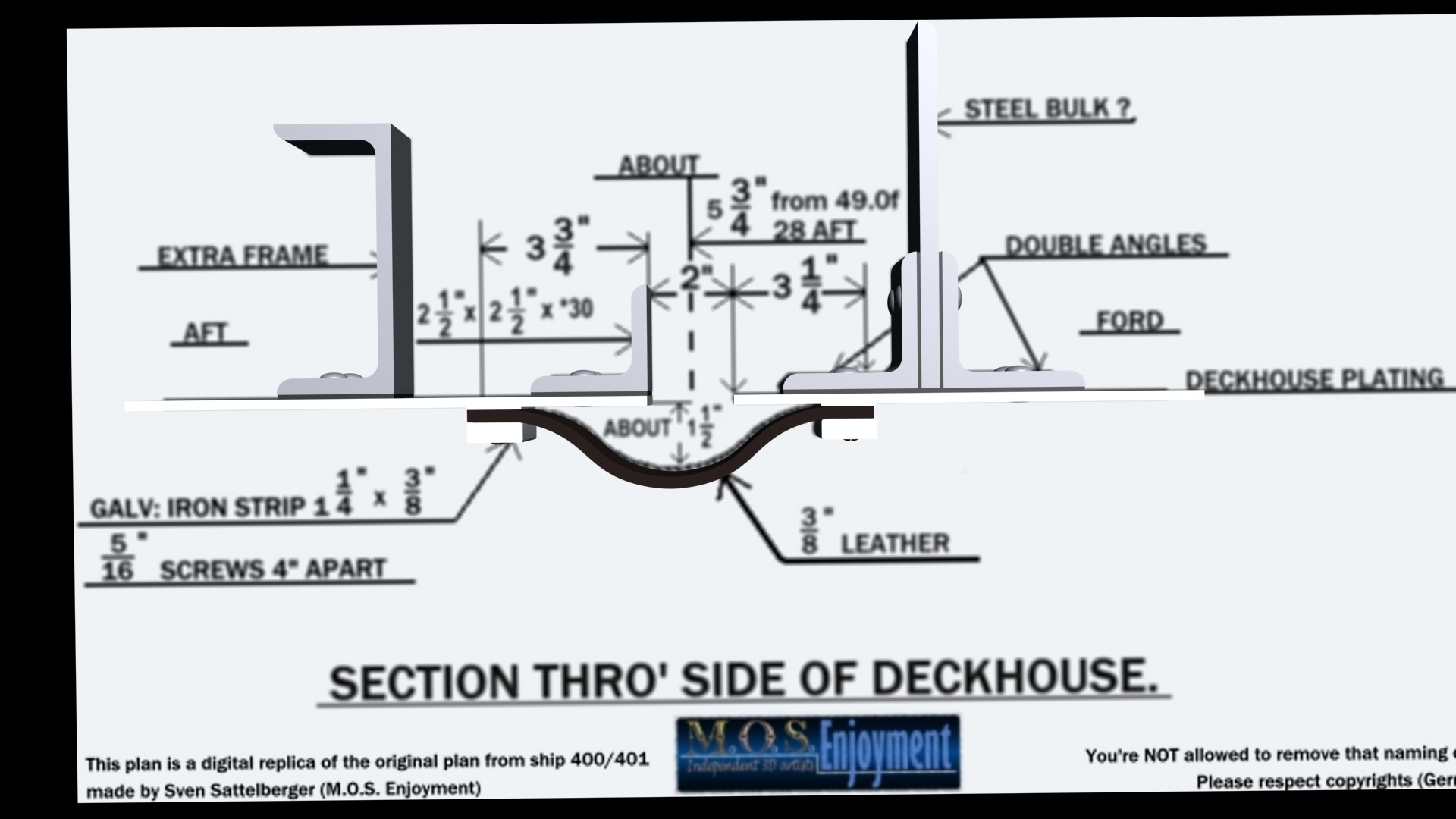 Titanic Expansion Joint 3d Model
