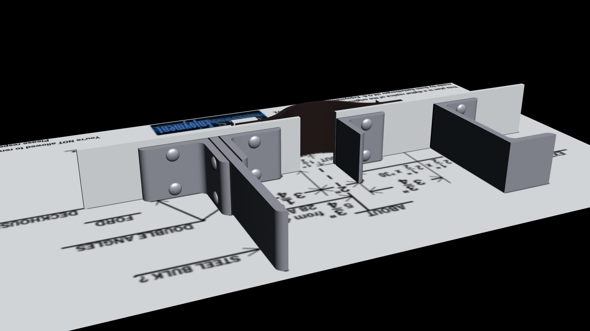 Titanic Expansion Joint 3d Model