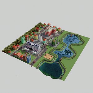 Cartoon Landspace