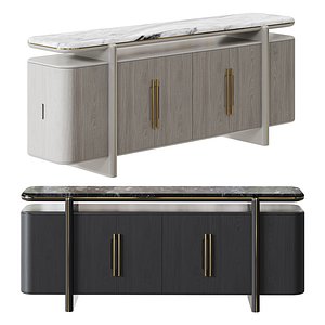 Opulent sideboard by Casamagna 3D model