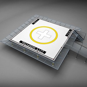 squared pad 3d model