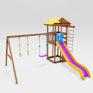 playground cheerful play 3D model